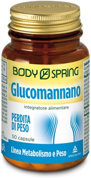 BODY SPRING GLUCOMANNANO 50 CAPSULE - latuafarmacia.org