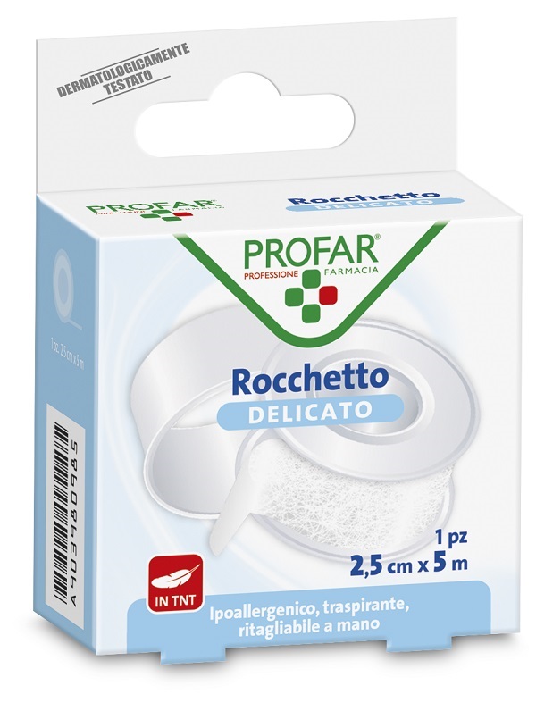 CEROTTO ROCCHETTO TESSUTO NON TESSUTO DELICATO CM 2,5X5 M PROFAR - latuafarmacia.org