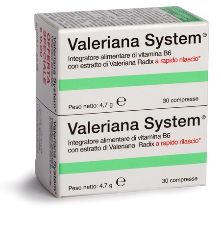 VALERIANA SYSTEM 30 COMPRESSE + 30 COMPRESSE - latuafarmacia.org