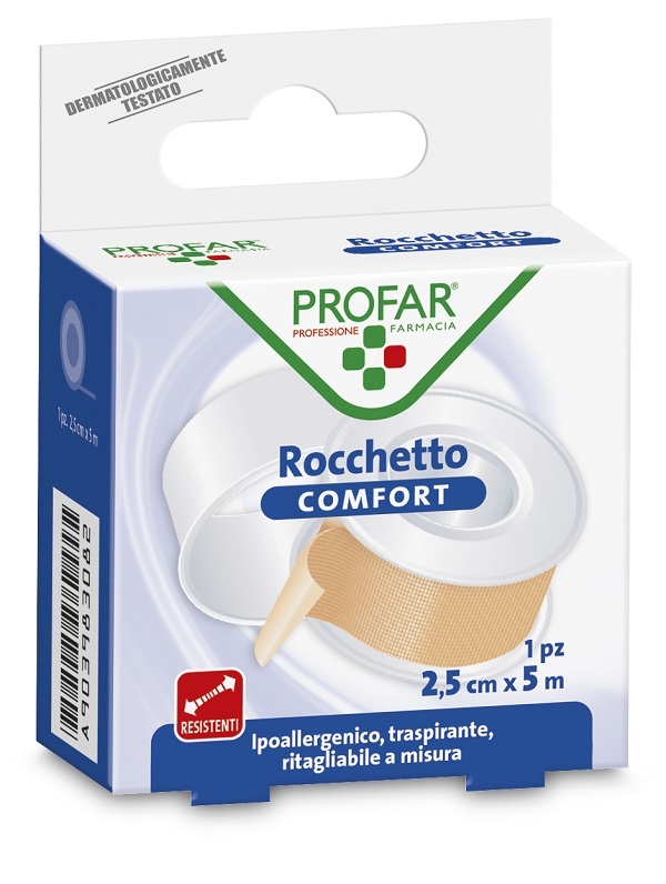 CEROTTO ROCCHETTO IN TELA COMFORT CM 2,5X5 M PROFAR - latuafarmacia.org