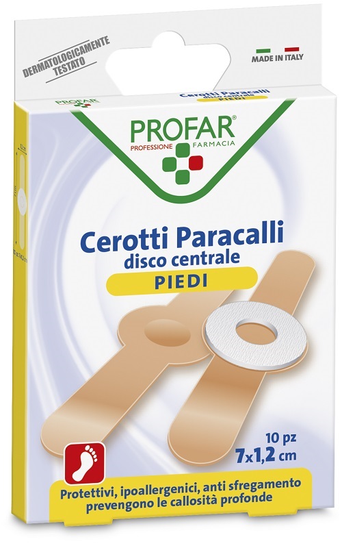 CEROTTO PARACALLI PROFAR 7X1,2 CM 10 PEZZI - latuafarmacia.org