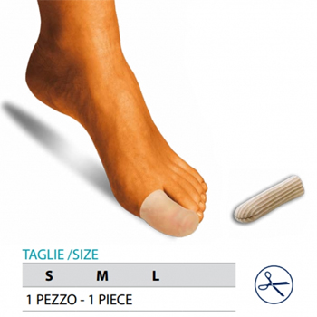 ORIONE OK PED G105 CAPPUCCIO PROTEGGI DITA GEL POLIMERO RIVESTITO M 1 PEZZO - latuafarmacia.org