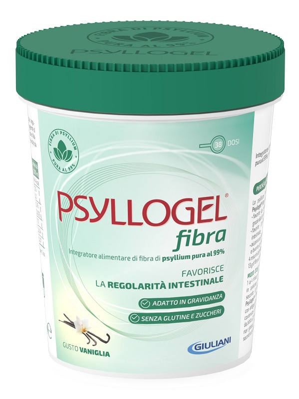 PSYLLOGEL FIBRA VANIGLIA VASO 170 G - latuafarmacia.org