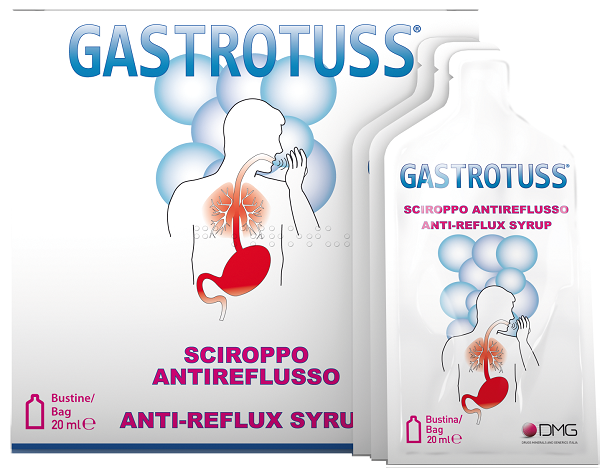 SCIROPPO ANTIREFLUSSO GASTROTUSS 25 BUSTINE MONODOSE 20 ML - latuafarmacia.org