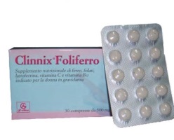 CLINNIX FOLIFERRO 30 COMPRESSE - latuafarmacia.org