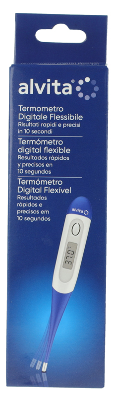 TERMOMETRO DIGITALE FLESSIBILE ALVITA - latuafarmacia.org