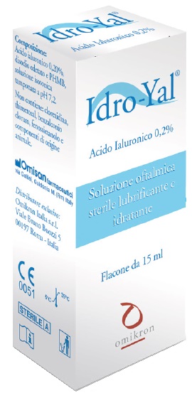IDRO-YAL SOLUZIONE OFTALMICA LUBRIFICANTE IDRATANTE ACITO IALURONICO 0,2% 15 ML - latuafarmacia.org