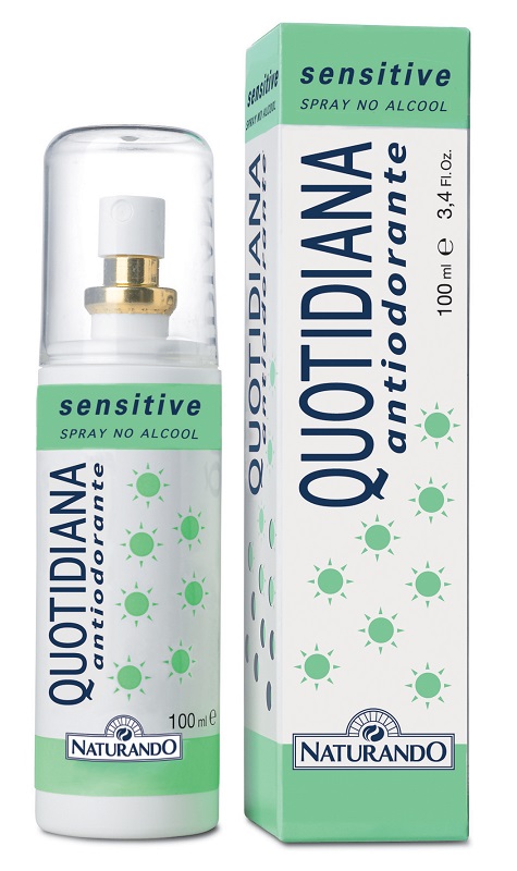 QUOTIDIANA ANTIODORANTE SPRAY SENSITIVE 100 ML - latuafarmacia.org