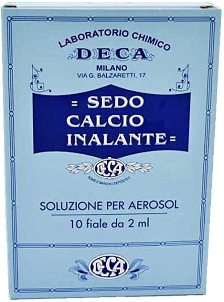 SEDO CALCIO INALANTE SOLUZIONE AEROSOL 10 FIALE 2 ML - latuafarmacia.org