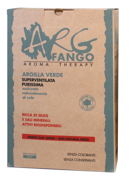 ARGFANGO AROMA THERAPY ARGILLA VERDE SUPERVENTILATA PURISSIMA 1 KG - latuafarmacia.org