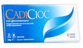 CADICIOC TAVOLETTA LATTE CON GLUCOMANNANO 100 G - latuafarmacia.org
