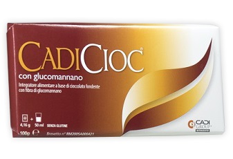 CADICIOC TAVOLETTA FONDENTE CON GLUCOMANNANO 100 G - latuafarmacia.org