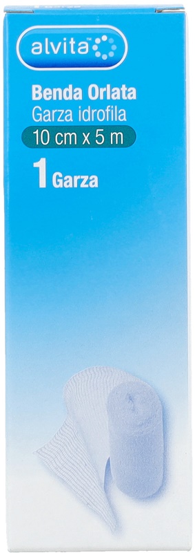 BENDA ORLATA GARZA IDROFILA ALVITA 10X500CM - latuafarmacia.org