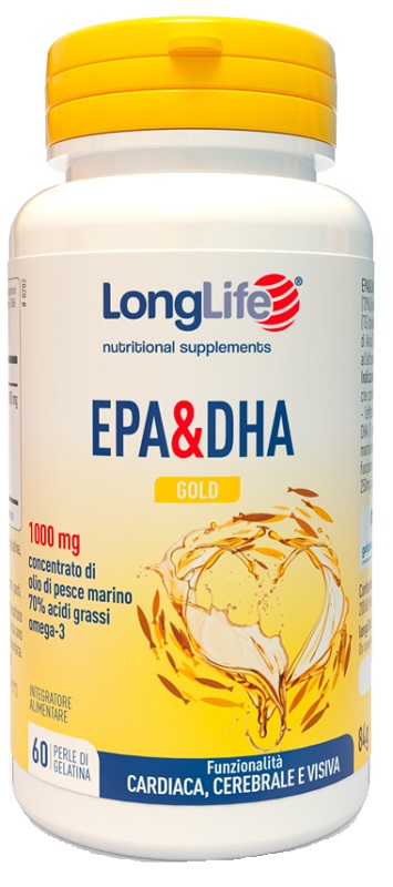 LONGLIFE EPA DHA GOLD 60 PERLE - latuafarmacia.org