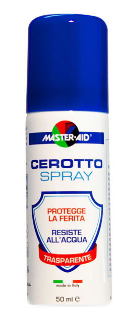 CEROTTO SPRAY MASTER-AID FLACONE 50ML CIRCA 80 APPLICAZIONI - latuafarmacia.org