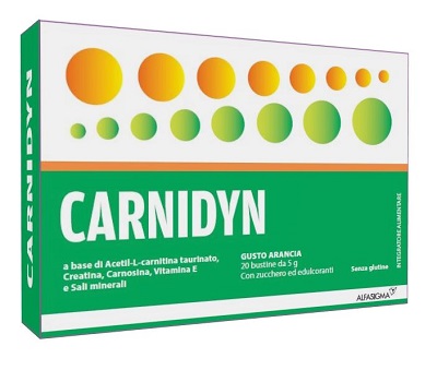 CARNIDYN 20 BUSTINE DA 5 G GUSTO ARANCIA - latuafarmacia.org