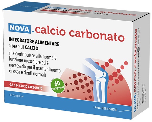 CALCIO CARBONATO 60 COMPRESSE DA 0,6 G - latuafarmacia.org