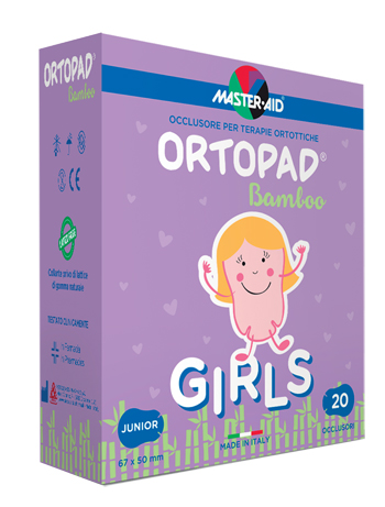 CEROTTO OCULARE PER ORTOTTICA ORTOPAD GIRLS M 5,4X7,6 20 PEZZI - latuafarmacia.org