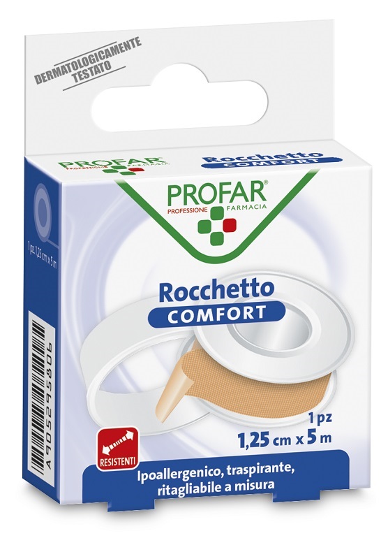 CEROTTO ROCCHETTO IN TELA COMFORT CM 1,25X5 M PROFAR - latuafarmacia.org