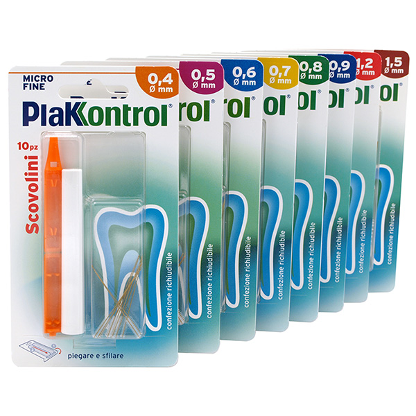 PLAKKONTROL MINIGRIP SCOVOLINO 0,7 MM 10 PEZZI - latuafarmacia.org