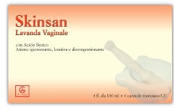 SKINSAN LAVANDA VAGINALE 4 FLACONI 140 ML + 4 CANNULE VAGINALI MONOUSO IN BLISTER - latuafarmacia.org