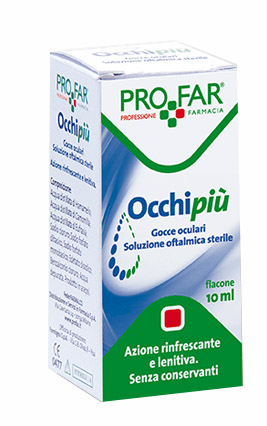 OCCHIPIU' GOCCE OCULARI RINFRESCANTI 1 FLACONE DA 10 ML PROFAR - latuafarmacia.org