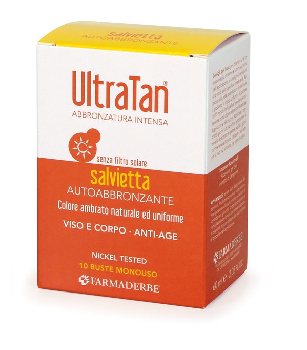 ULTRA TAN SALVIETTE AUTOABBRONZANTI 10 BUSTE - latuafarmacia.org