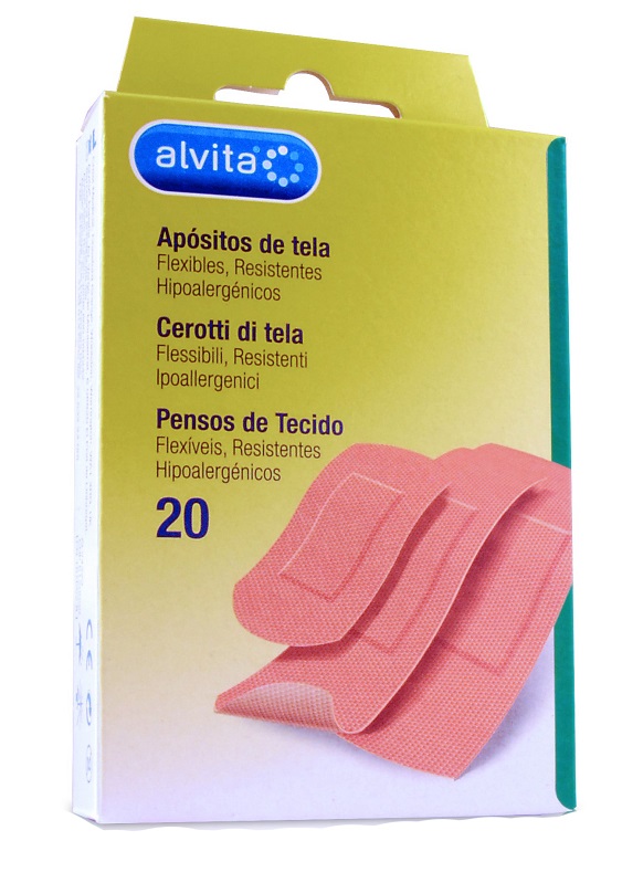 CEROTTO TELA 20 PEZZI ALVITA - latuafarmacia.org