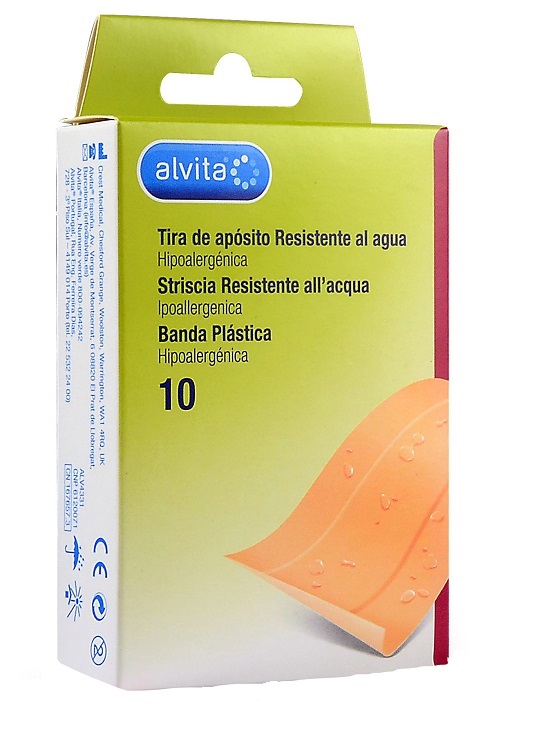 CEROTTO IMPERMEABILE ALVITA 10 X 6 CM 10 PEZZI - latuafarmacia.org