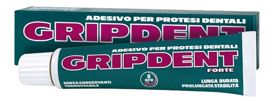 GRIPDENT FORTE ADESIVO PER PROTESI DENTARIA 40 G - latuafarmacia.org