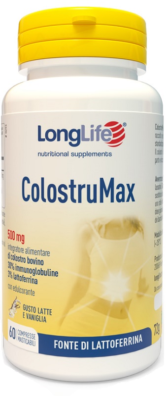 LONGLIFE COLOSTRUMAX 60 COMPRESSE MASTICABILI - latuafarmacia.org
