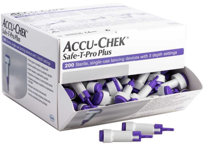 LANCETTE PUNGIDITO ACCU-CHEK SAFE T PRO PLUS PD 200 PEZZI - latuafarmacia.org