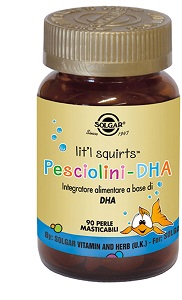 PESCIOLINI DHA 90 PERLE MASTICABILI - latuafarmacia.org