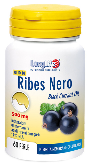 LONGLIFE OLIO RIBES NERO 60 PERLE DI GELATINA - latuafarmacia.org