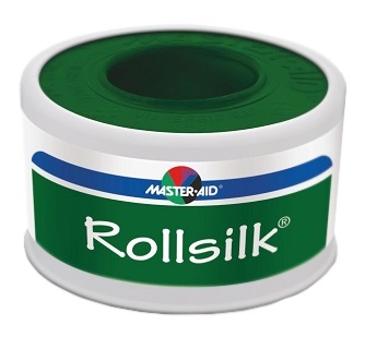 CEROTTO IN ROCCHETTO MASTER-AID ROLLSILK TESSUTO BIANCO IPOALLERGENICO 5X2,50 - latuafarmacia.org