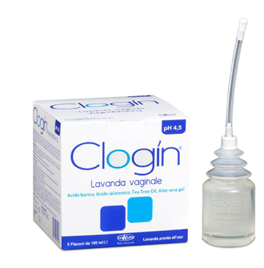 CLOGIN LAVANDA VAGINALE 5 FLACONI DA 100 ML + 5 CANNULE VAGINALI MONOUSO - latuafarmacia.org