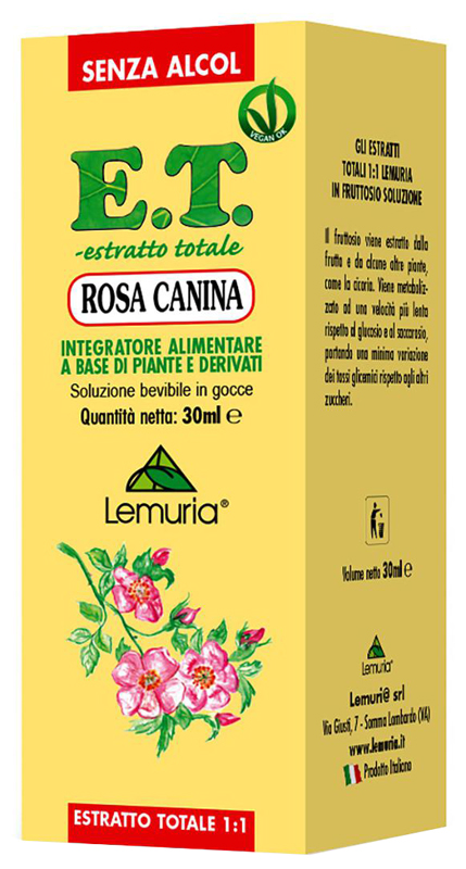 ET ESTRATTO TOTALE ROSA CANINA 30 ML SENZA ALCOL - latuafarmacia.org