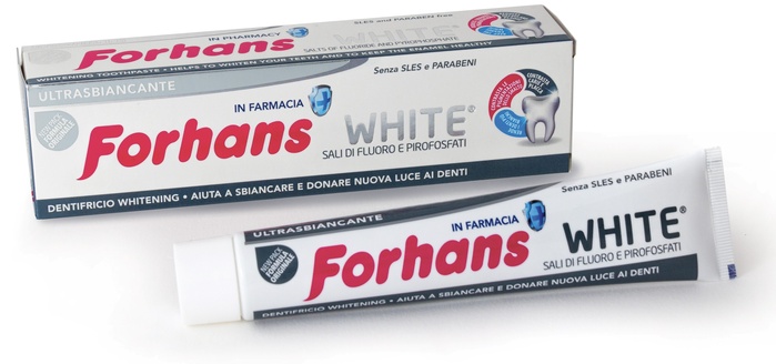 FORHANS SP WHITE DENTIF 75ML - latuafarmacia.org