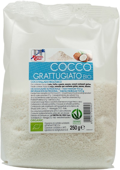 COCCO GRATTUGIATO BIO 250 G - latuafarmacia.org