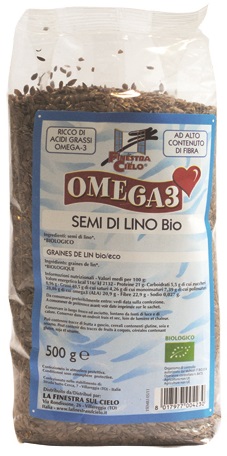 FSC OMEGA3 SEMI DI LINO BIO AD ALTO CONTENUTO DI FIBRA 500 G - latuafarmacia.org