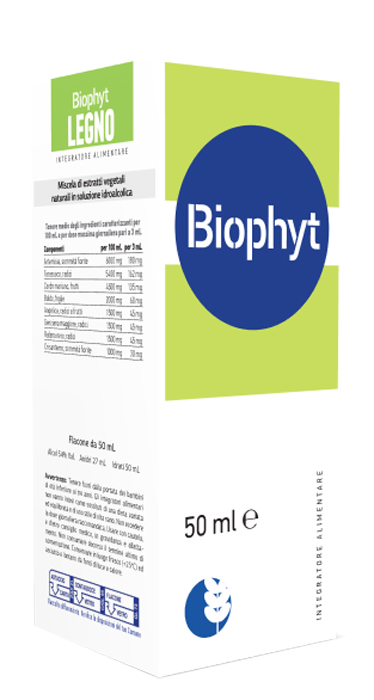 BIOPHYT LEGNO 50 ML SOLUZIONE IDROALCOLICA - latuafarmacia.org