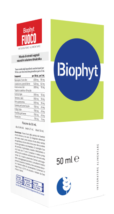 BIOPHYT FUOCO 50 ML SOLUZIONE IDROALCOLICA - latuafarmacia.org