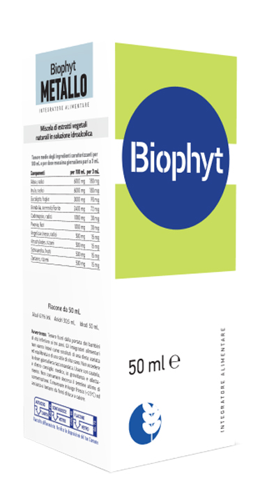 BIOPHYT METALLO 50 ML SOLUZIONE IDROALCOLICA - latuafarmacia.org