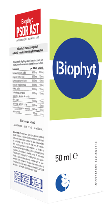 BIOPHYT PSOR AST 50 ML SOLUZIONE IDROALCOLICA - latuafarmacia.org