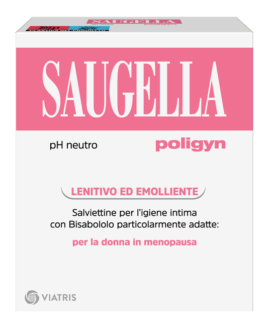 SAUGELLA POLIGYN PH NEUTRO SALVIETTINE IGIENE INTIMA LENITIVO ED EMOLLIENTE 10 PEZZI - latuafarmacia.org
