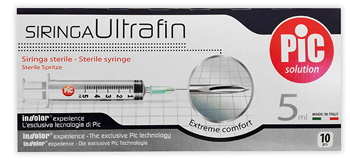 SIRINGA PIC ULTRAFINE 5 ML AGO 14 10 PEZZI - latuafarmacia.org