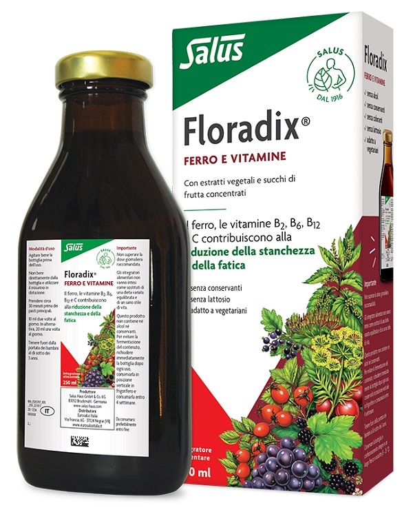 FLORADIX FERRO E VITAMINE 250 ML - latuafarmacia.org