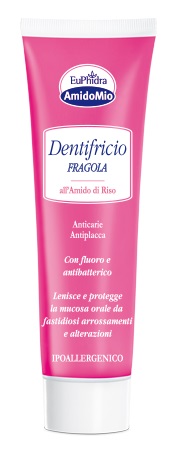 EUPHIDRA AMIDOMIO DENTIFRICIO FRAGOLA 50 ML - latuafarmacia.org