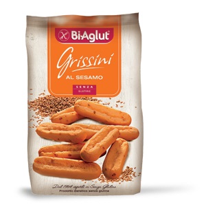 BIAGLUT GRISSINI CON SESAMO 150 G - latuafarmacia.org