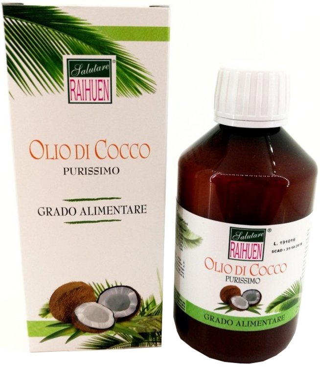 RAIHUEN OLIO COCCO GRADO ALIMENTARE 100 ML - latuafarmacia.org
